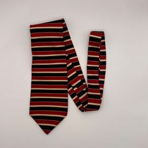 Umberto Bossi Roma Milano Striped Necktie All‎ Silk Men's Formal Accessory